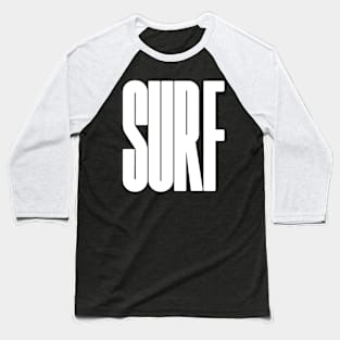 SURF Bold text logo Baseball T-Shirt